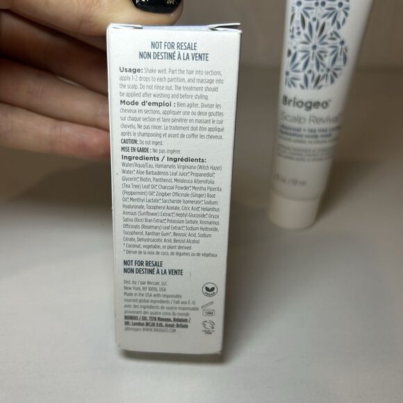 Briogeo Scalp Revival Duo Charcoal + Tea Tree Scalp Treatment Scalp Mask New - Picture 3 of 6